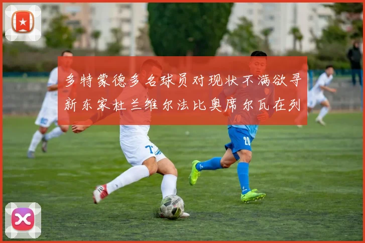 多特蒙德多名球员对现状不满欲寻新东家杜兰维尔法比奥席尔瓦在列